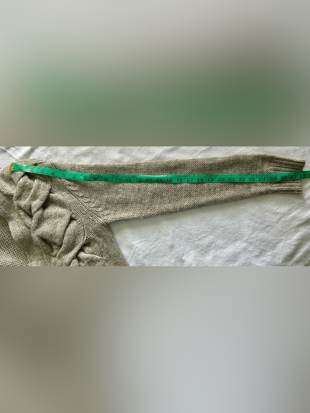 White Space by Hudson’s Bay Co. Woven Cable Knit Cardigan - Picture 15 of 15